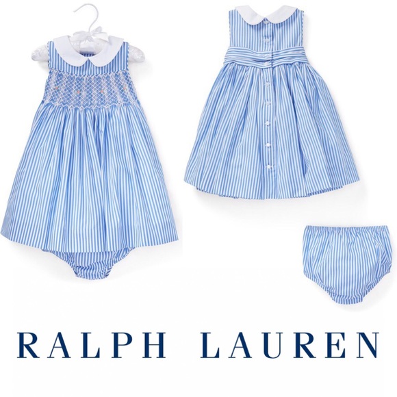 Ralph Lauren Other - NWT RALPH LAUREN Girl's Smocked Dress & Bloomer